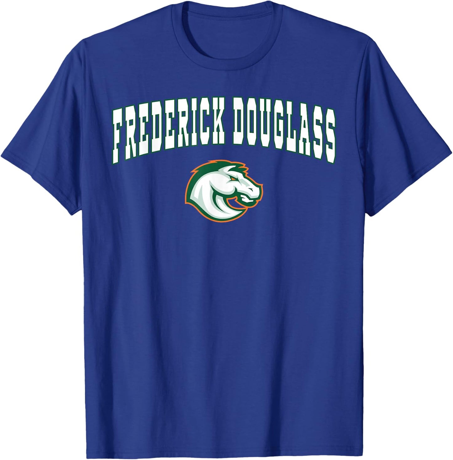 Frederick Douglass High School Broncos T-Shirt - T-Shirt | Royal