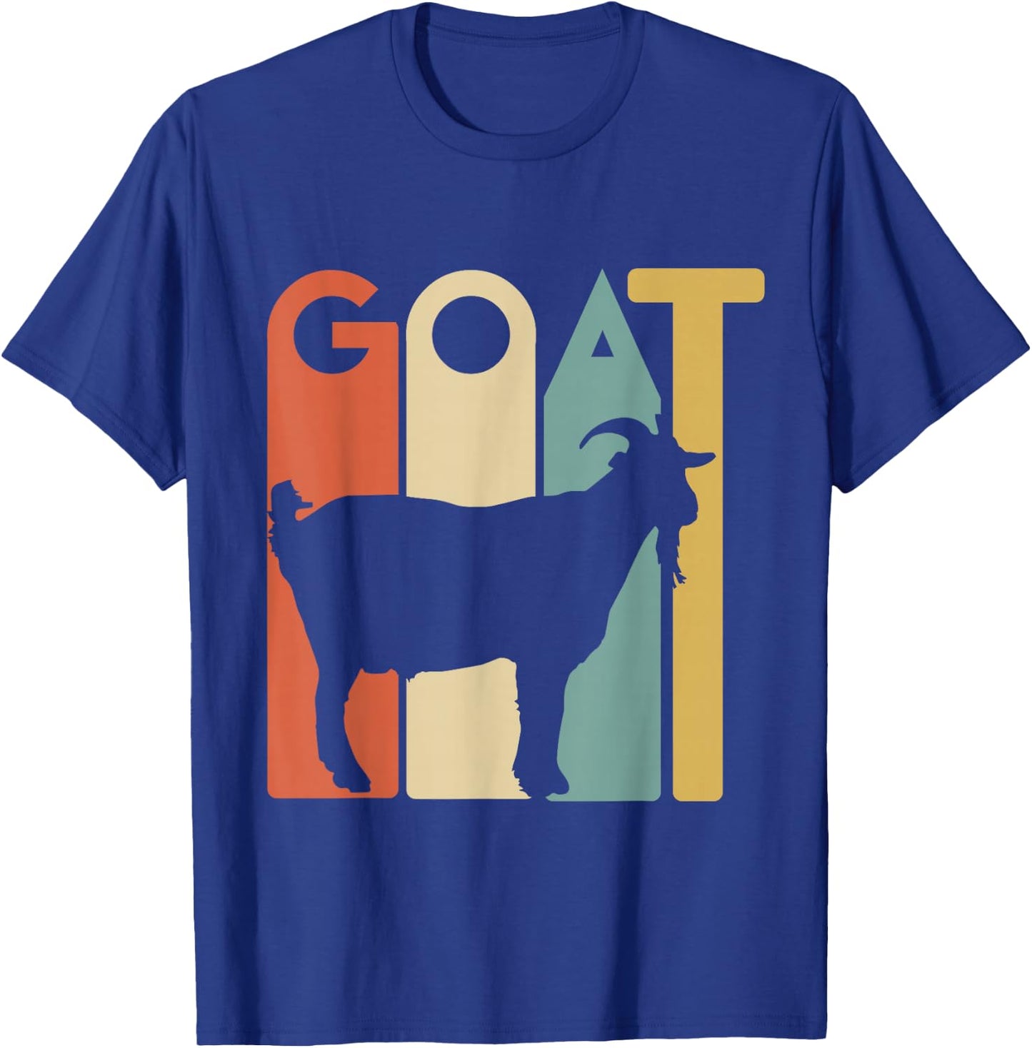 Retro vintage Goat - Animal Goats Lover Gifts T Shirt T-Shirt - T-Shirt | Royal