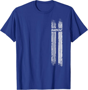 Burnout Shirt Car Enthusiast Gift T-Shirt - T-Shirt | Royal