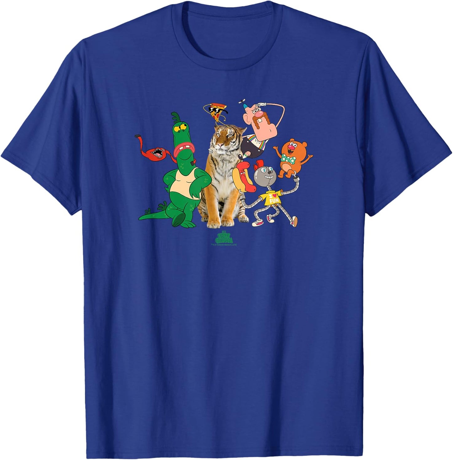 Uncle Grandpa Group T-Shirt - T-Shirt | Royal