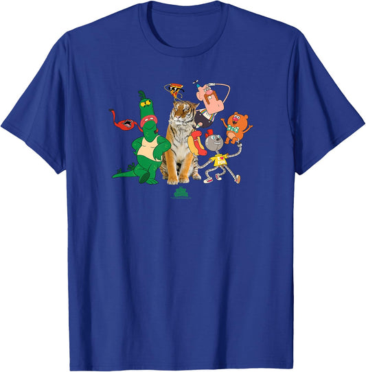 Uncle Grandpa Group T-Shirt - T-Shirt | Royal
