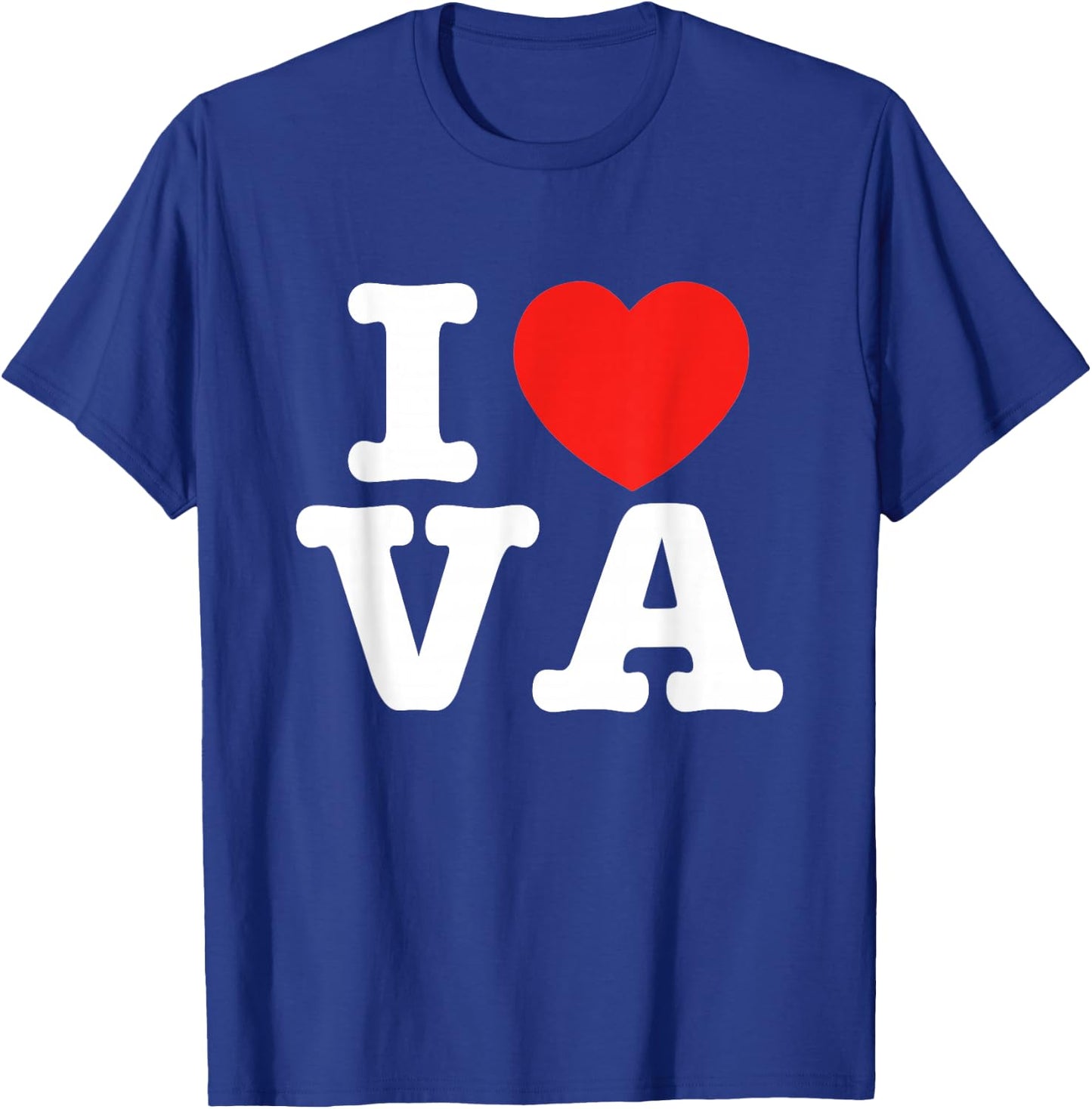 I Heart Virginia (VA) Love T-Shirt - T-Shirt | Royal