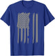 Thin Blue Line Law Police American Flag Fishing Patriotic T-Shirt - T-Shirt | Royal