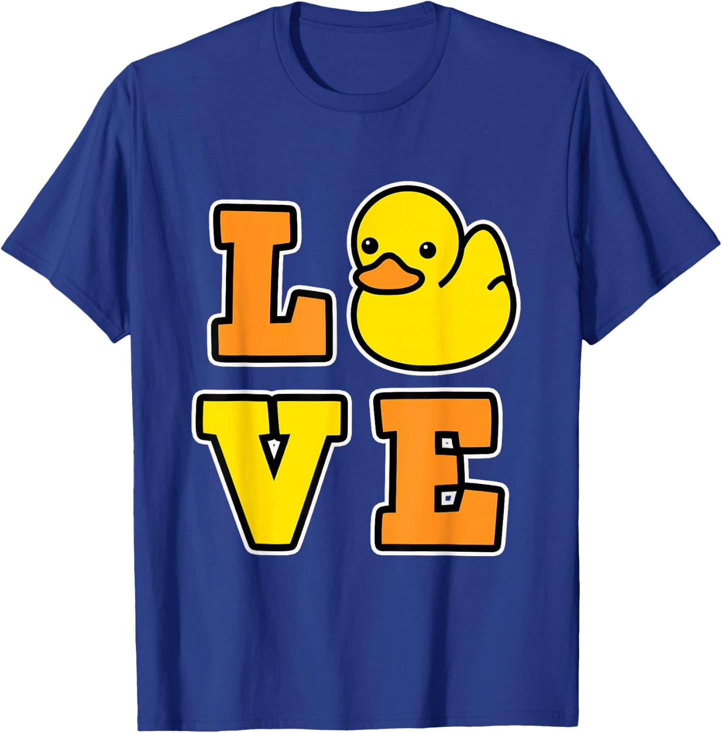 I Love Rubber Ducks for Duck loving Men and Women - Duck T-Shirt - T-Shirt | Royal
