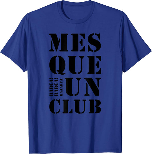 Soccer Lovers Design Barcelona FC T Shirt T-Shirt - T-Shirt | Royal
