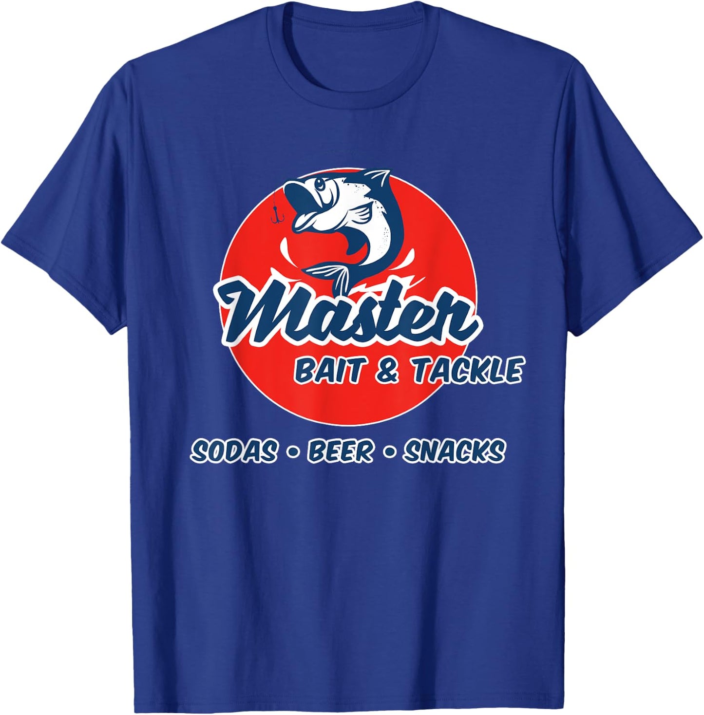 Master Bait And Tackle Funny Adult Humor T-Shirt - T-Shirt | Royal