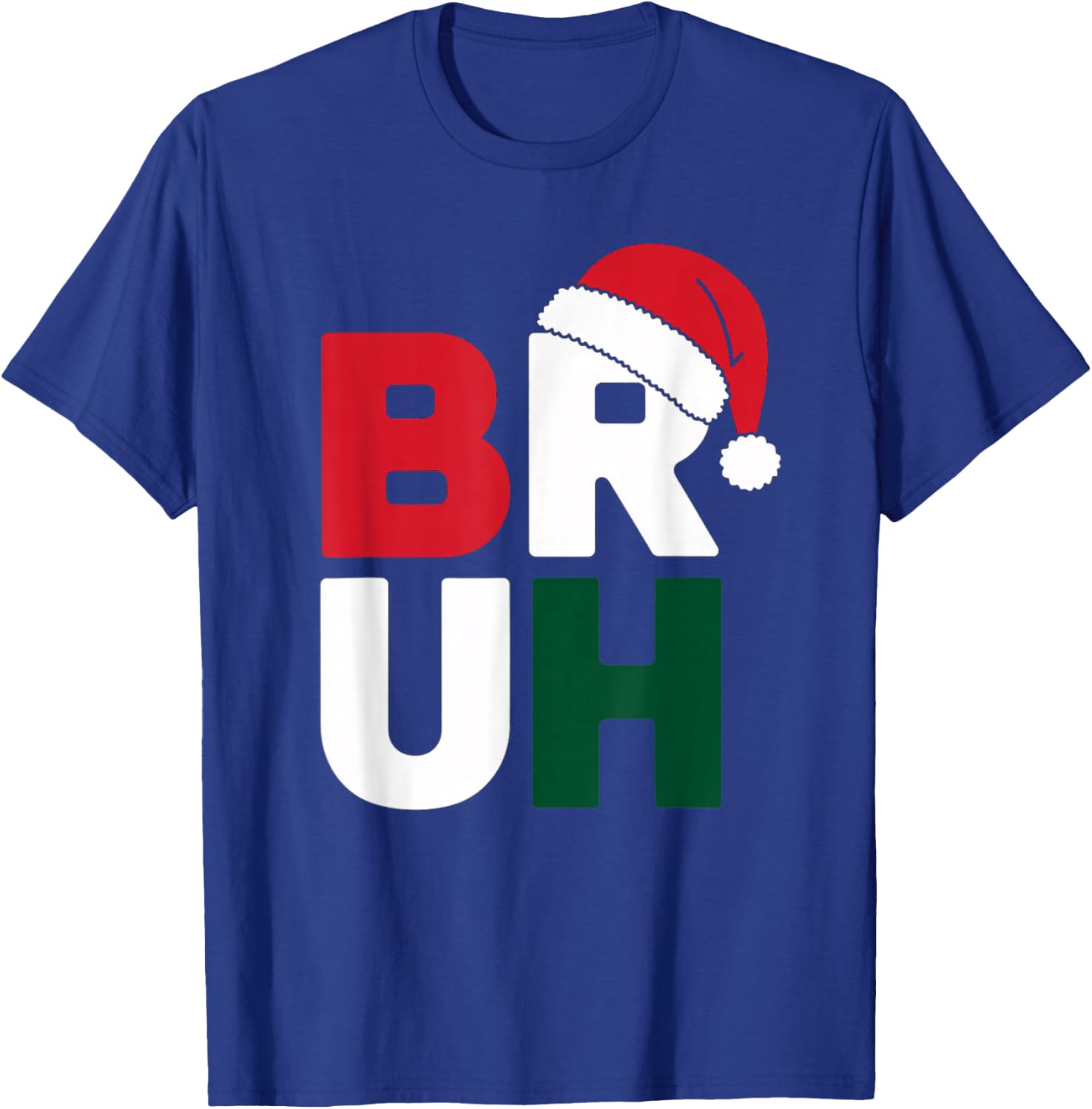 Funny Bruh Merry Christmas Pajama Family Men Meme Xmas Boy T-Shirt - T-Shirt | Royal