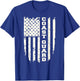 Distressed American Flag Coast Guard Auxiliary Gifts T-Shirt - T-Shirt | Royal