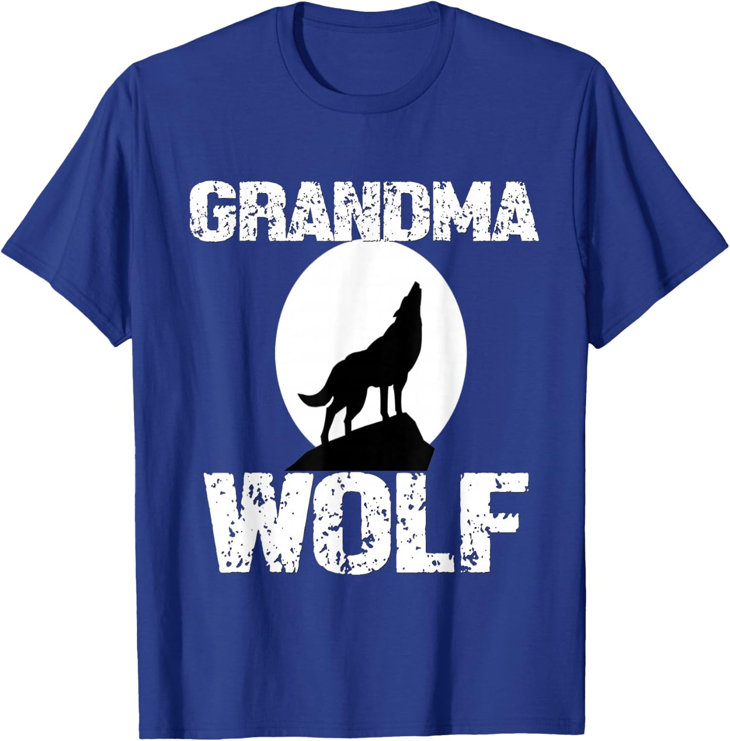 Grandma Wolf Matching Family Tribe Wolves Mimi GiGi Nana T-Shirt - T-Shirt | Royal
