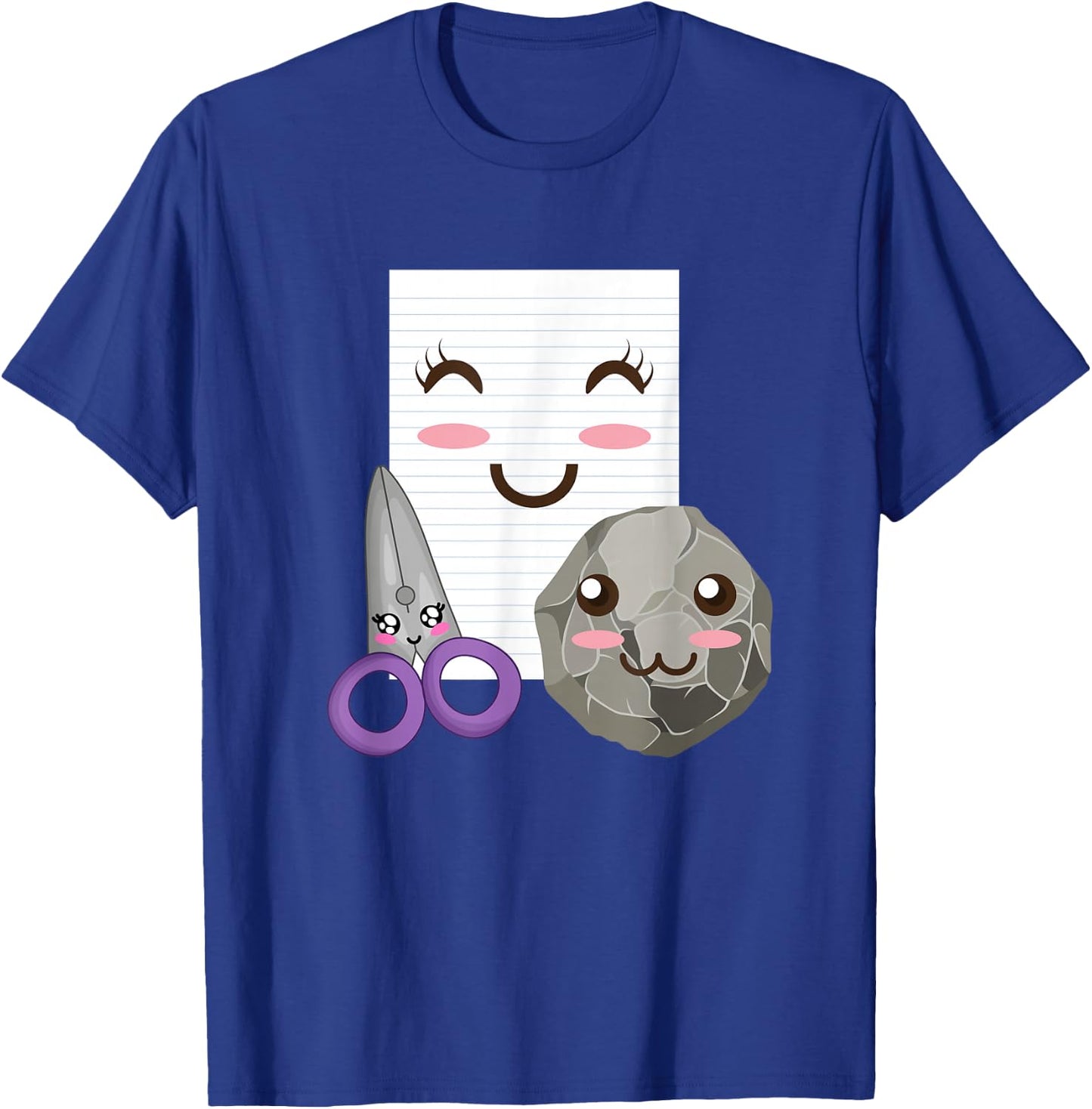 Rock Paper Scissors Shirt Funny Group Halloween Costumes T-Shirt - T-Shirt | Royal