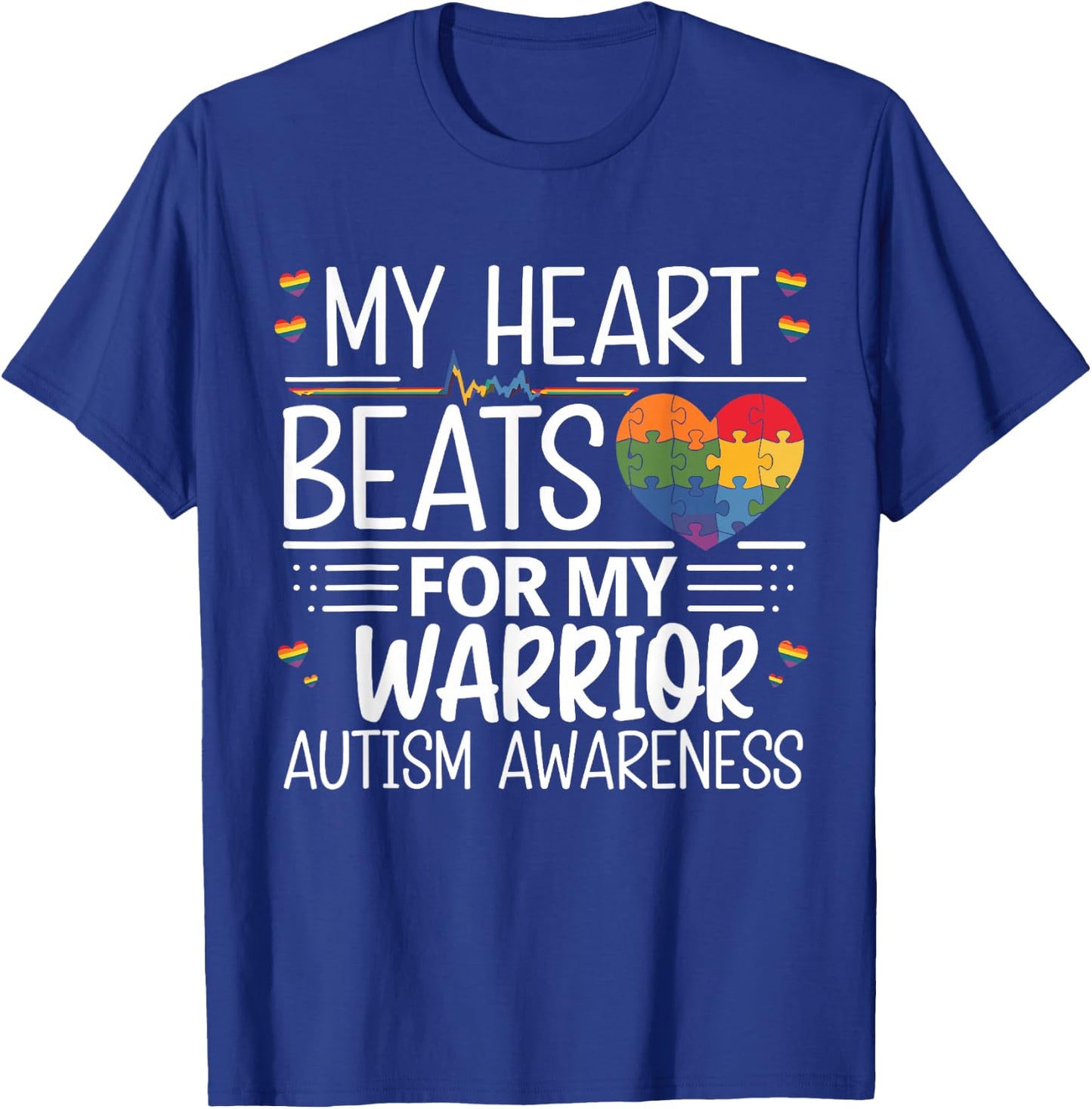 Mom Autism Awareness Month T-Shirt - T-Shirt | Royal