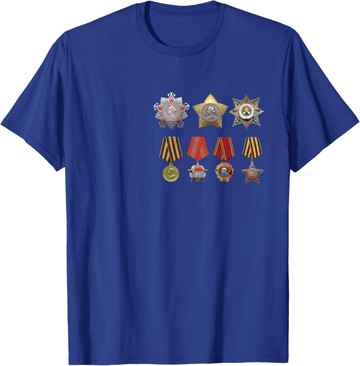 Old Soviet Honors Orders Medals Fame Pride Awards T-Shirt - T-Shirt | Royal