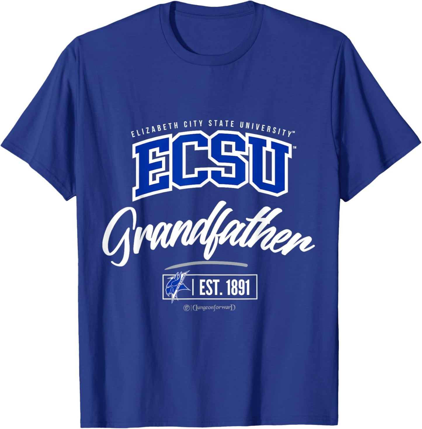 Elizabeth City State University - ECSU HBCU Grandfather T-Shirt - T-Shirt | Royal