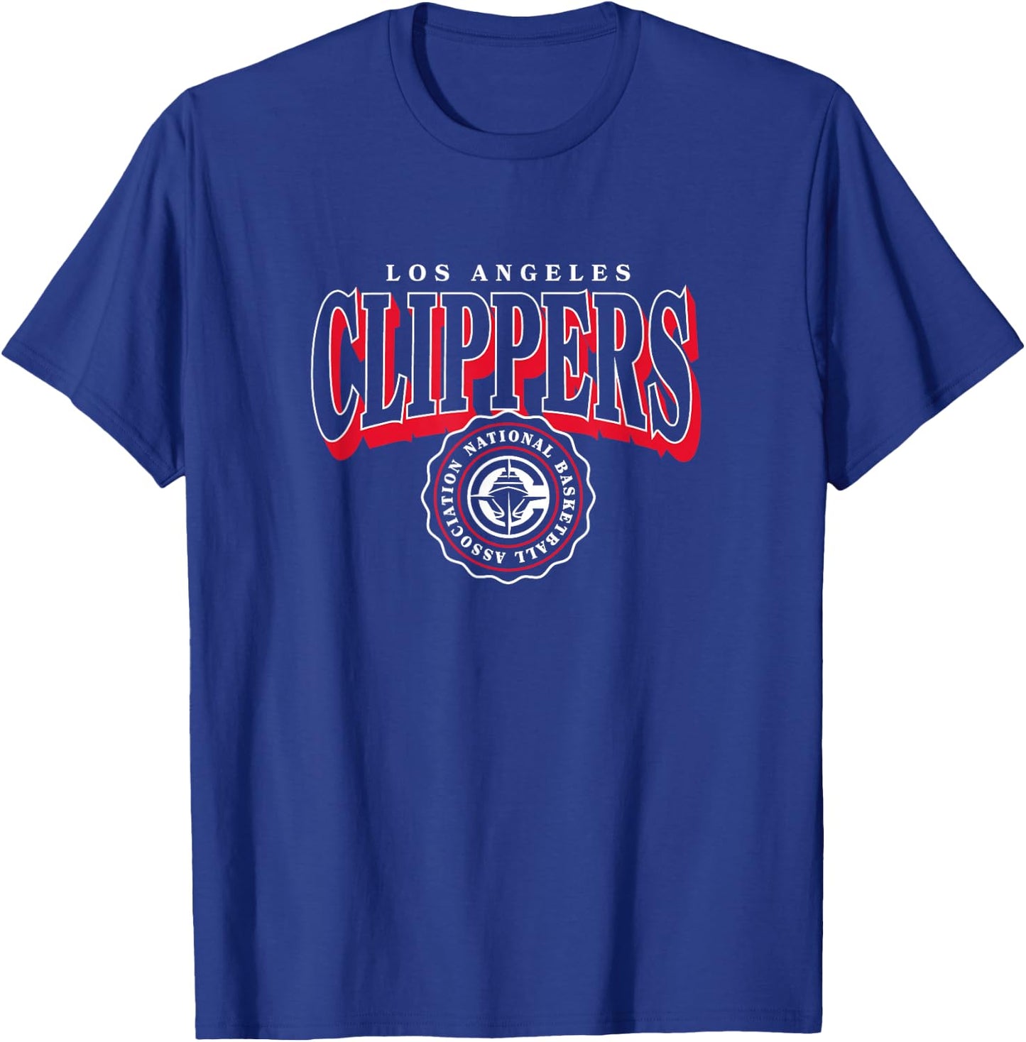 NBA - Los Angeles Clippers Arched Crest T-Shirt - T-Shirt | Royal