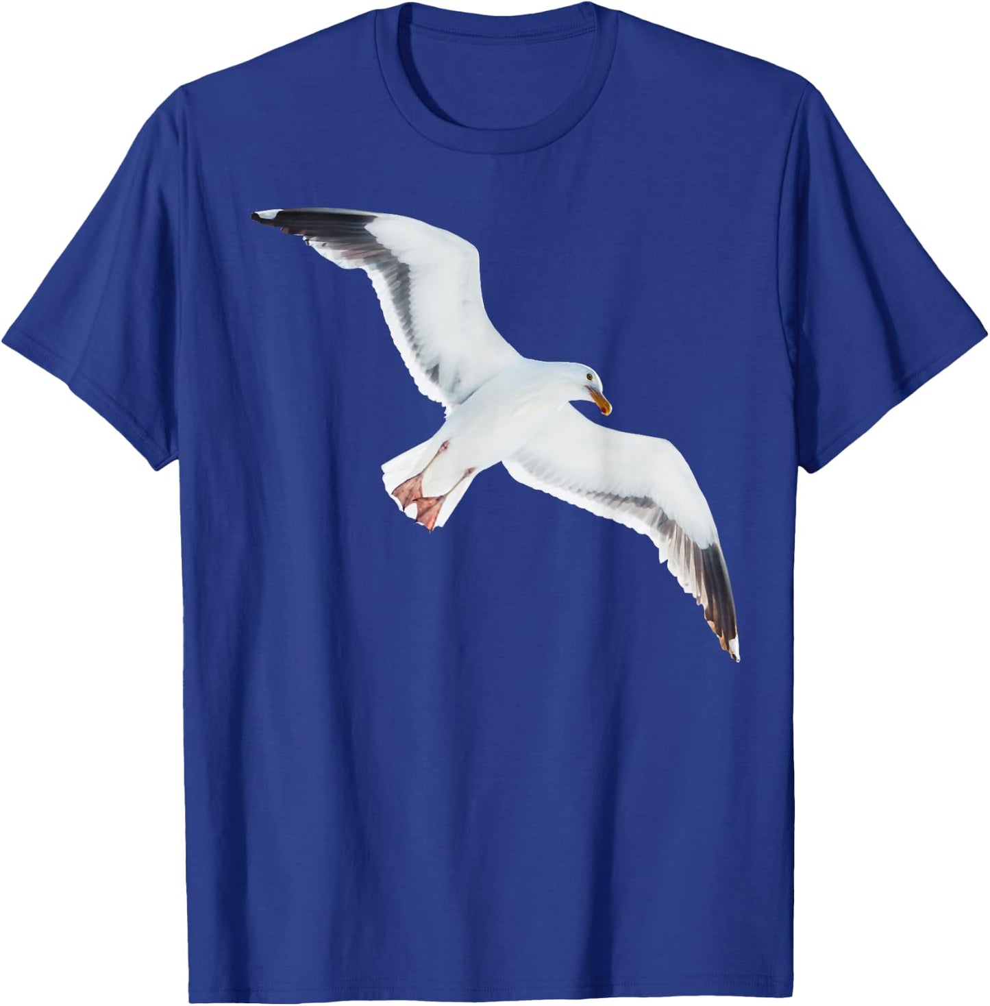 Flying Seagull Shirt Seagull Lover T Shirt Bird Watching T-Shirt - T-Shirt | Royal