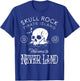 Disney Peter Pan Skull Rock Vintage Poster T-Shirt - T-Shirt | Royal