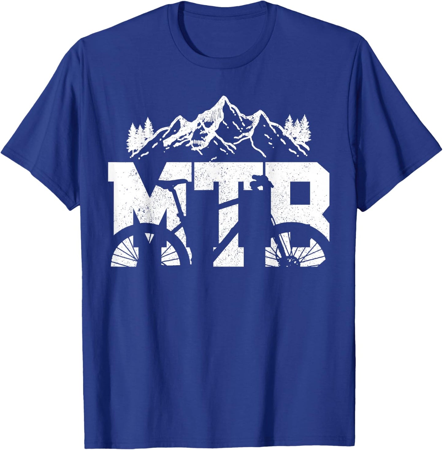 MTB Mountain Bike Bicycle Mountain Bike Biker Gift T-Shirt - T-Shirt | Royal