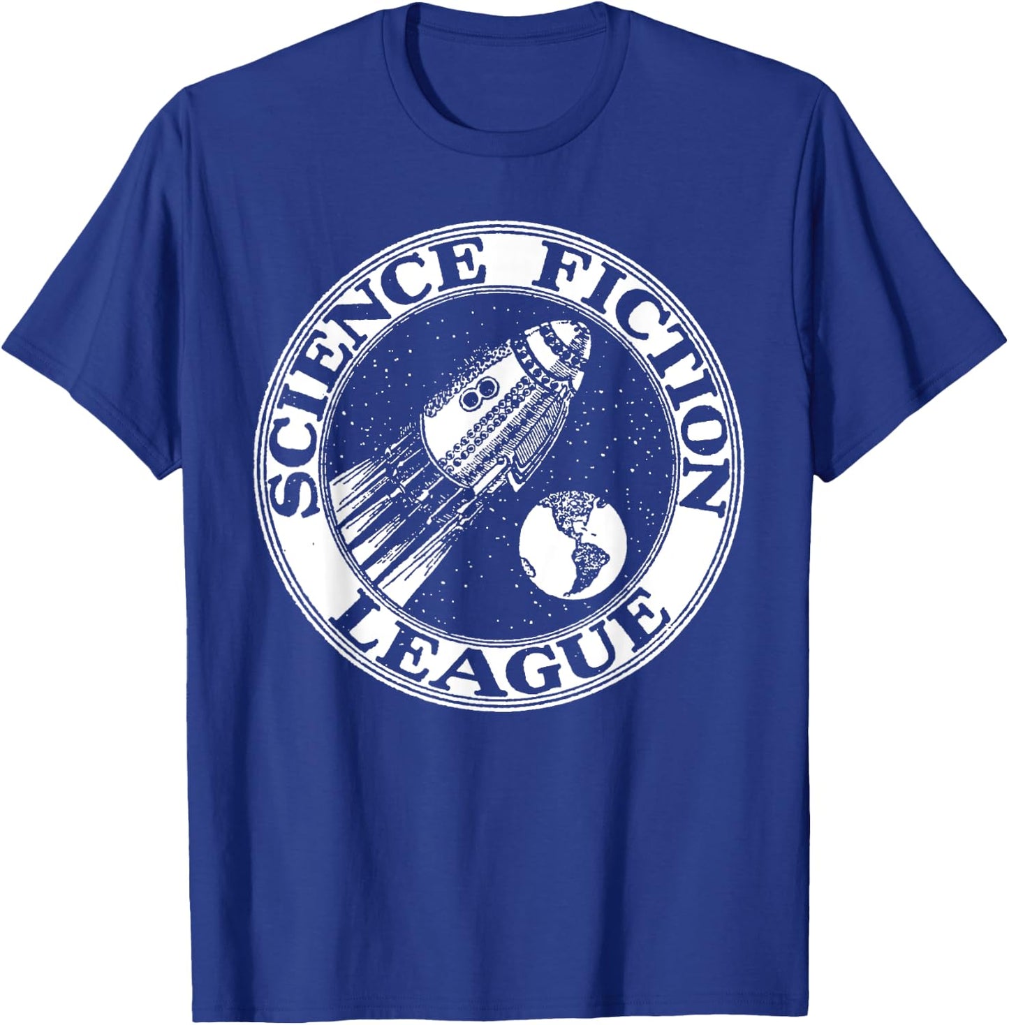 Science Fiction League Shirt 1930s Retro Vintage SciFi Gift T-Shirt - T-Shirt | Royal