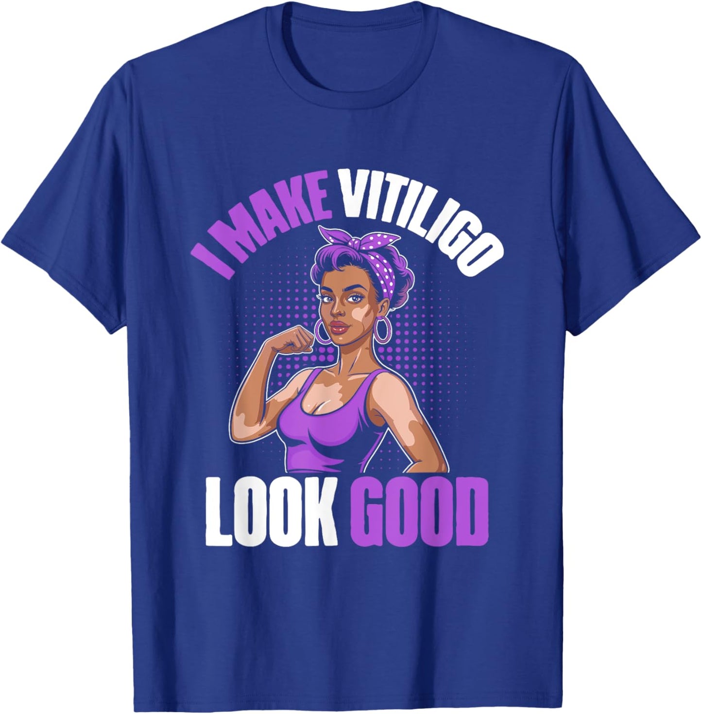Vitiligo Awareness Vitiligo Day T-Shirt - T-Shirt | Royal
