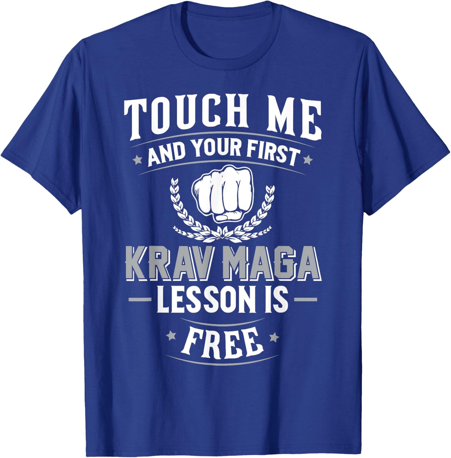 Krav Maga - Your First Lesson Free T-Shirt - T-Shirt | Royal