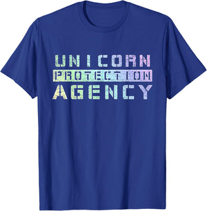 Unicorn Protection Agency | Unicorn Security Parent Shirt T-Shirt - T-Shirt | Royal