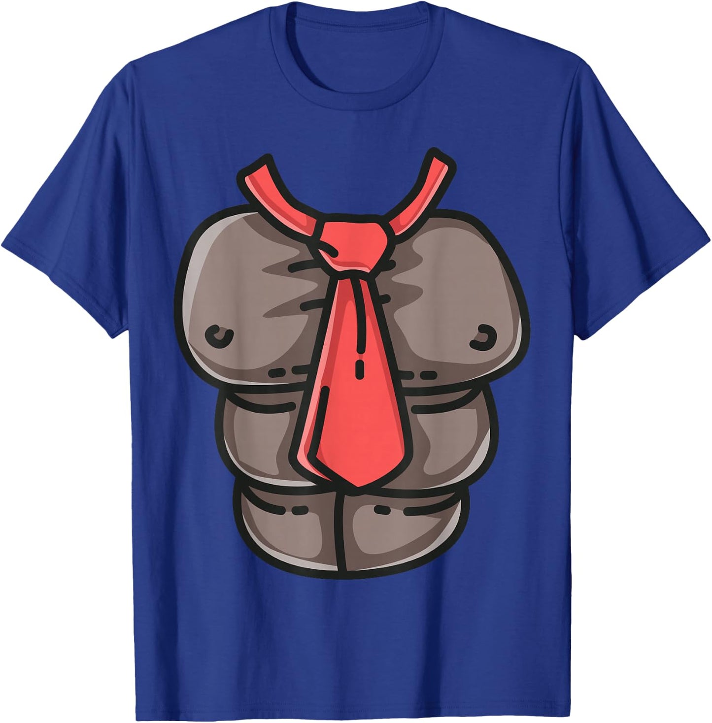 Donkey Monkey Chest Red Tie Game Cosplay Halloween Costume T-Shirt - T-Shirt | Royal