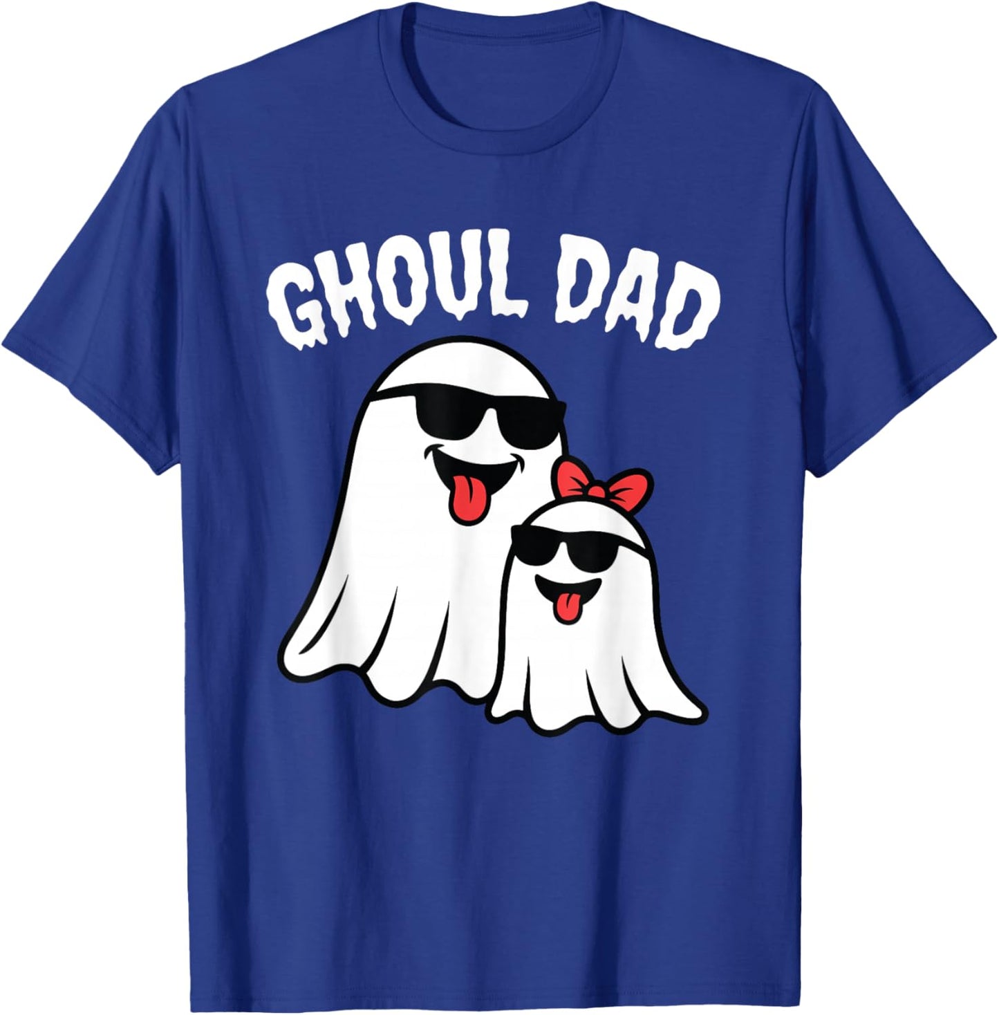 Ghoul Dad Ghost Halloween Daddy Papa Father Costume T-Shirt - T-Shirt | Royal
