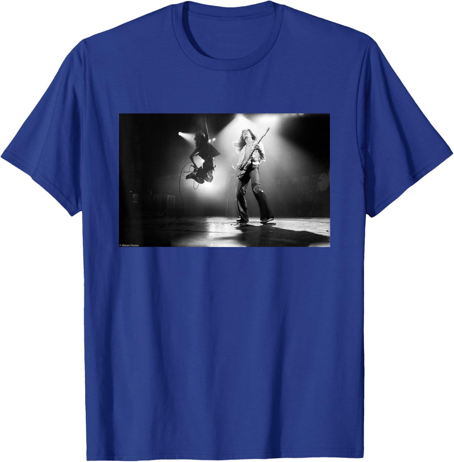 Eddie Van Halen Jump Live Rainbow Theatre by Simon Fowler T-Shirt - T-Shirt | Royal