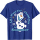Disney Frozen Olaf All I Want for Christmas is Summer T-Shirt - T-Shirt | Royal