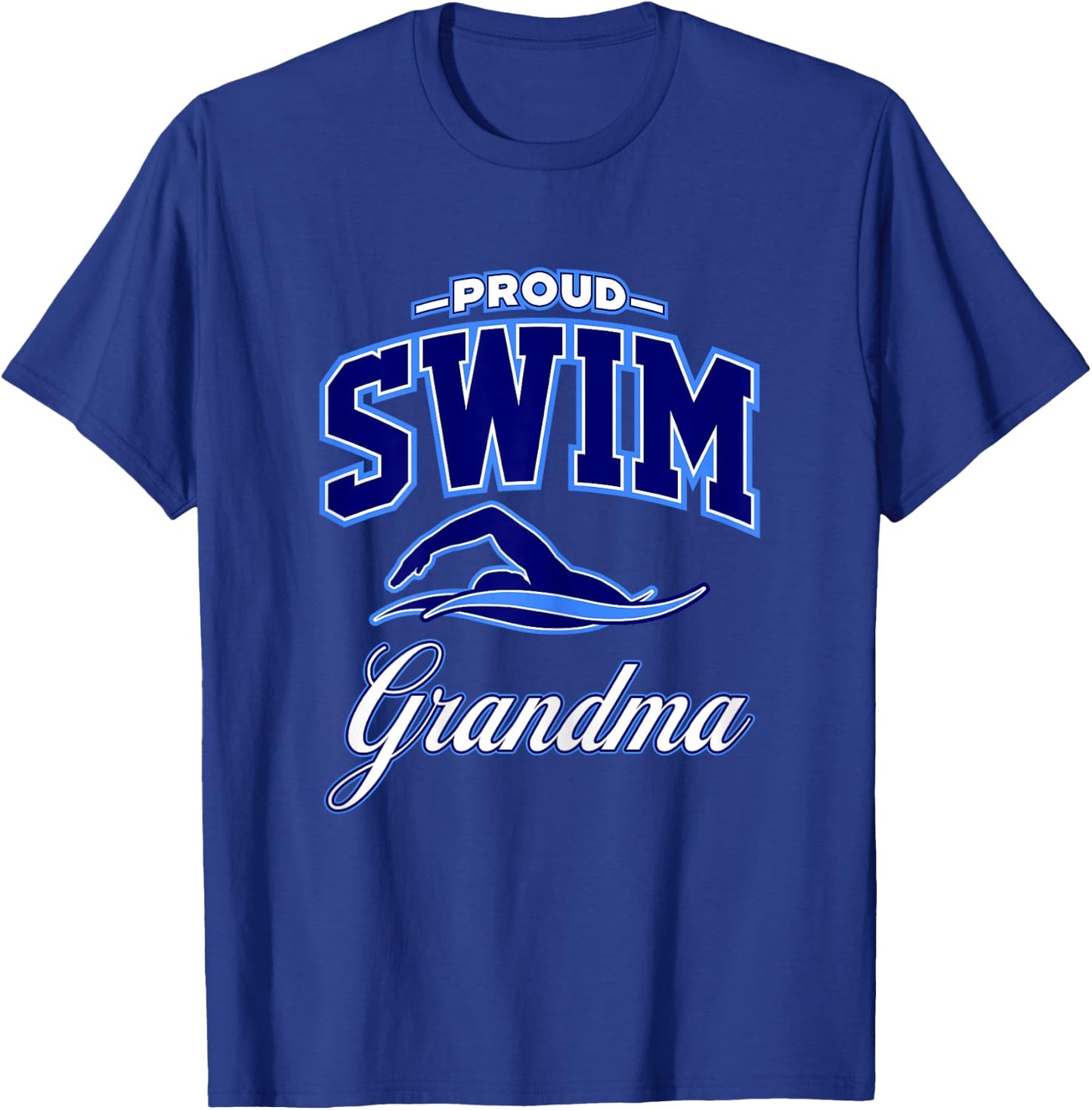 Swim Grandma Shirts T-Shirt - T-Shirt | Royal