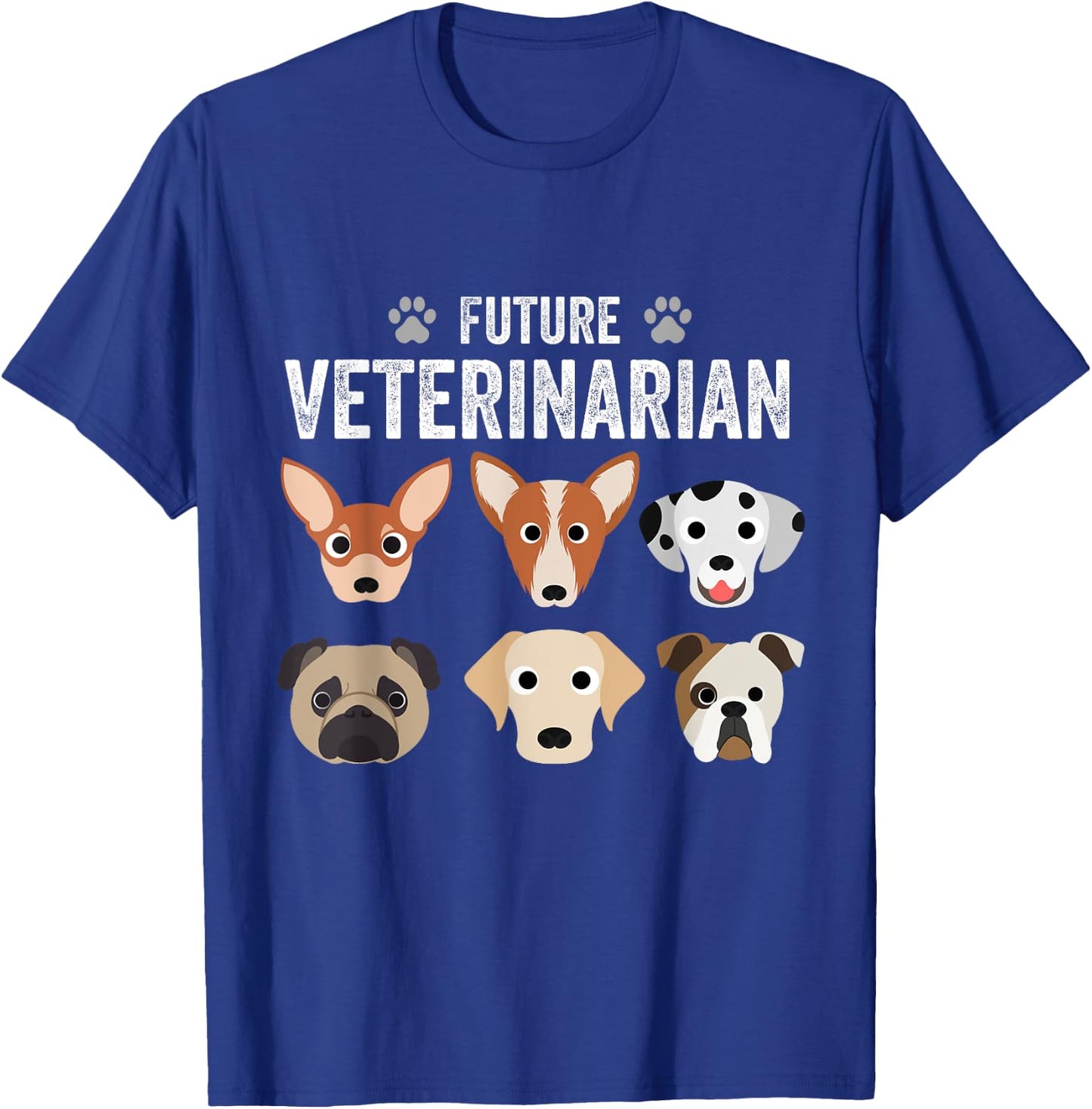 Future Veterinarian Shirt Kids Vet Dog Cat Youth T-Shirt - T-Shirt | Royal