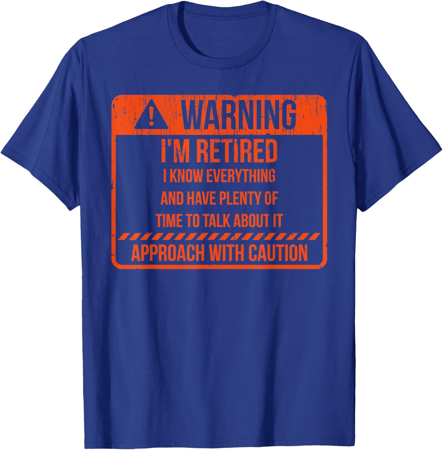 Im Retired Not Expired Retirement Plan Retiree Saying Print T-Shirt - T-Shirt | Royal