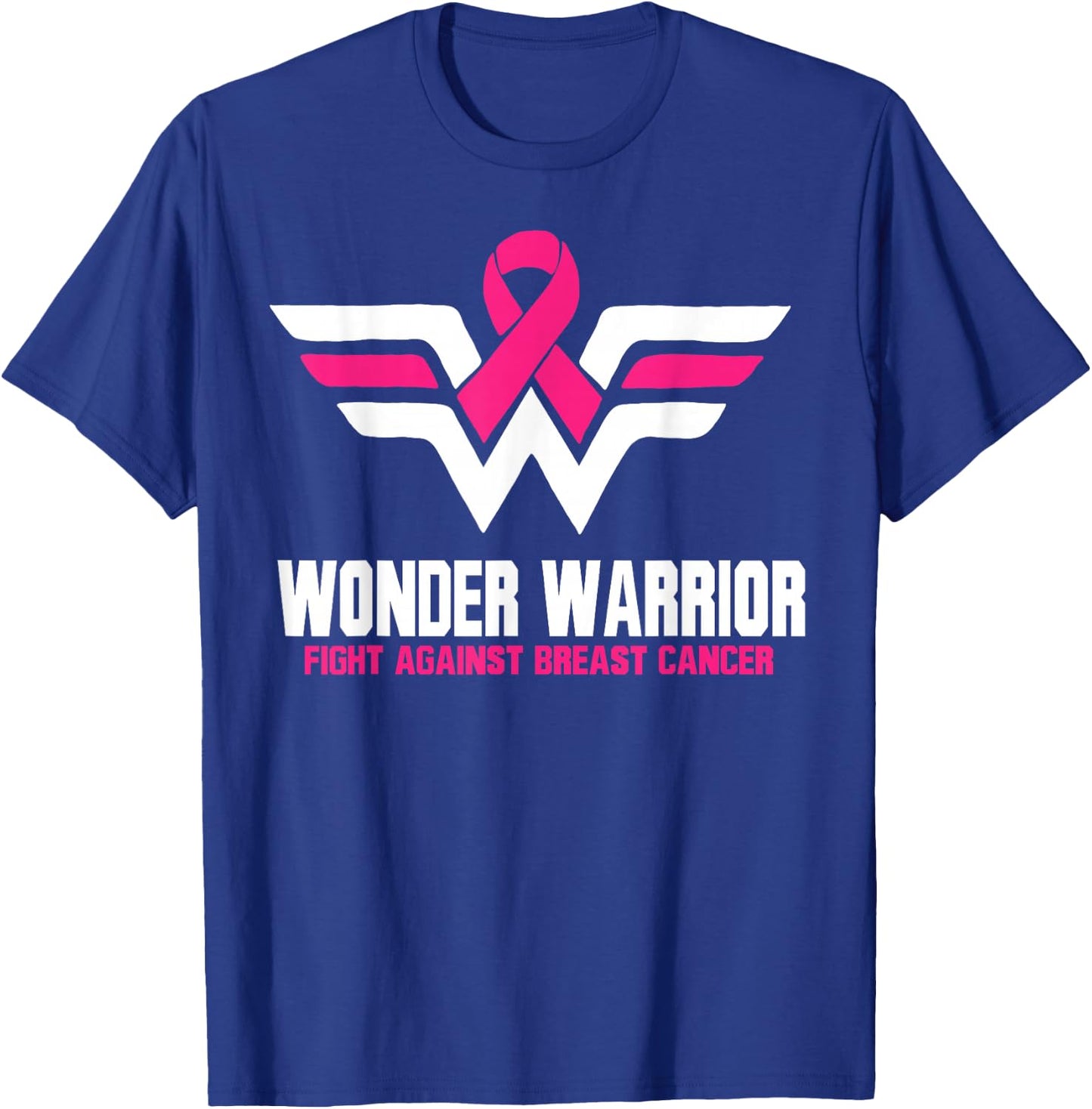 Super Hero Breast Cancer T-Shirt - T-Shirt | Royal