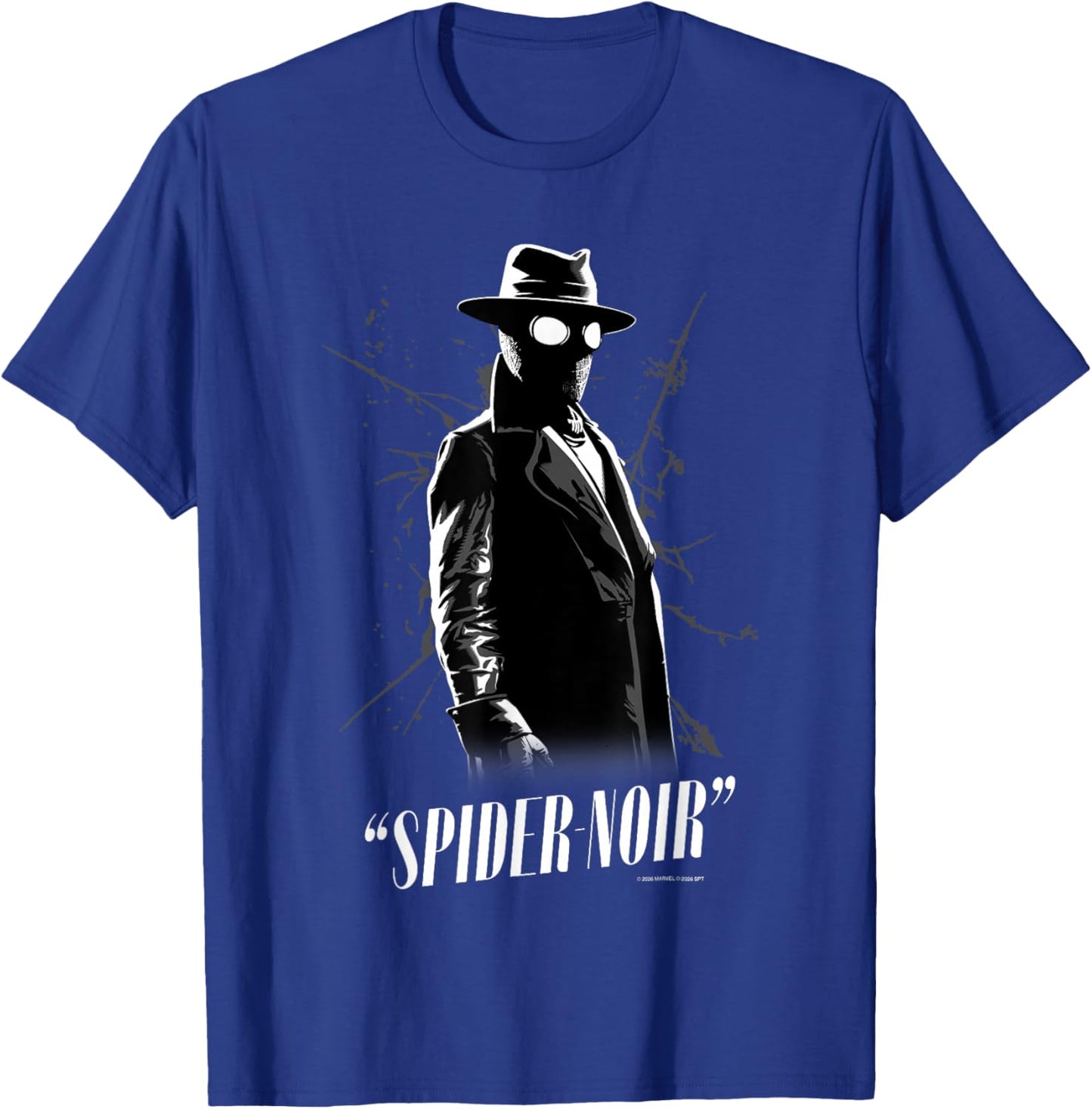 Marvel Spider-Noir Shadow Portrait T-Shirt - T-Shirt | Royal