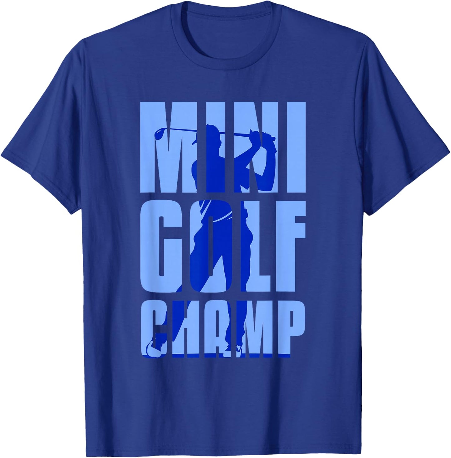 Mini Golfer Mini Golf Champ T-Shirt - T-Shirt | Royal