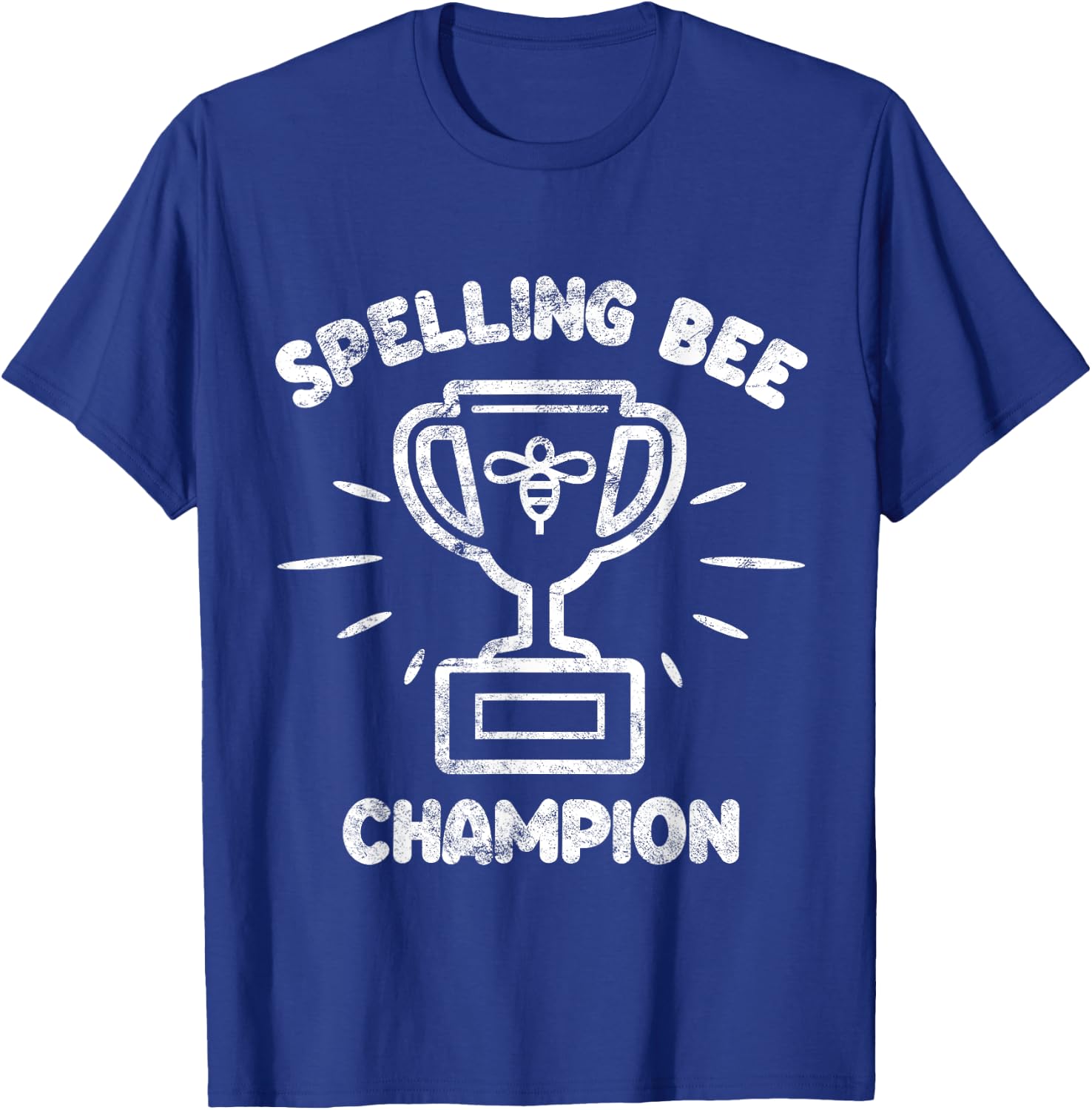 Spelling Bee Champion Kids Trophy School Winner Gift T-Shirt - T-Shirt | Royal