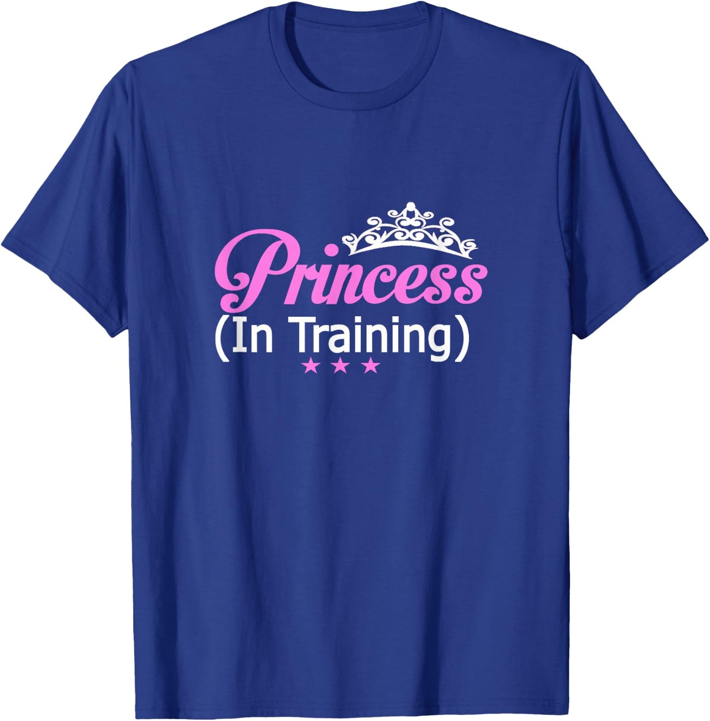 Princess In Training Funny Tiara T-Shirt - T-Shirt | Royal
