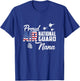 Proud Air National Guard Nana Flag US Family Matching T-Shirt - T-Shirt | Royal