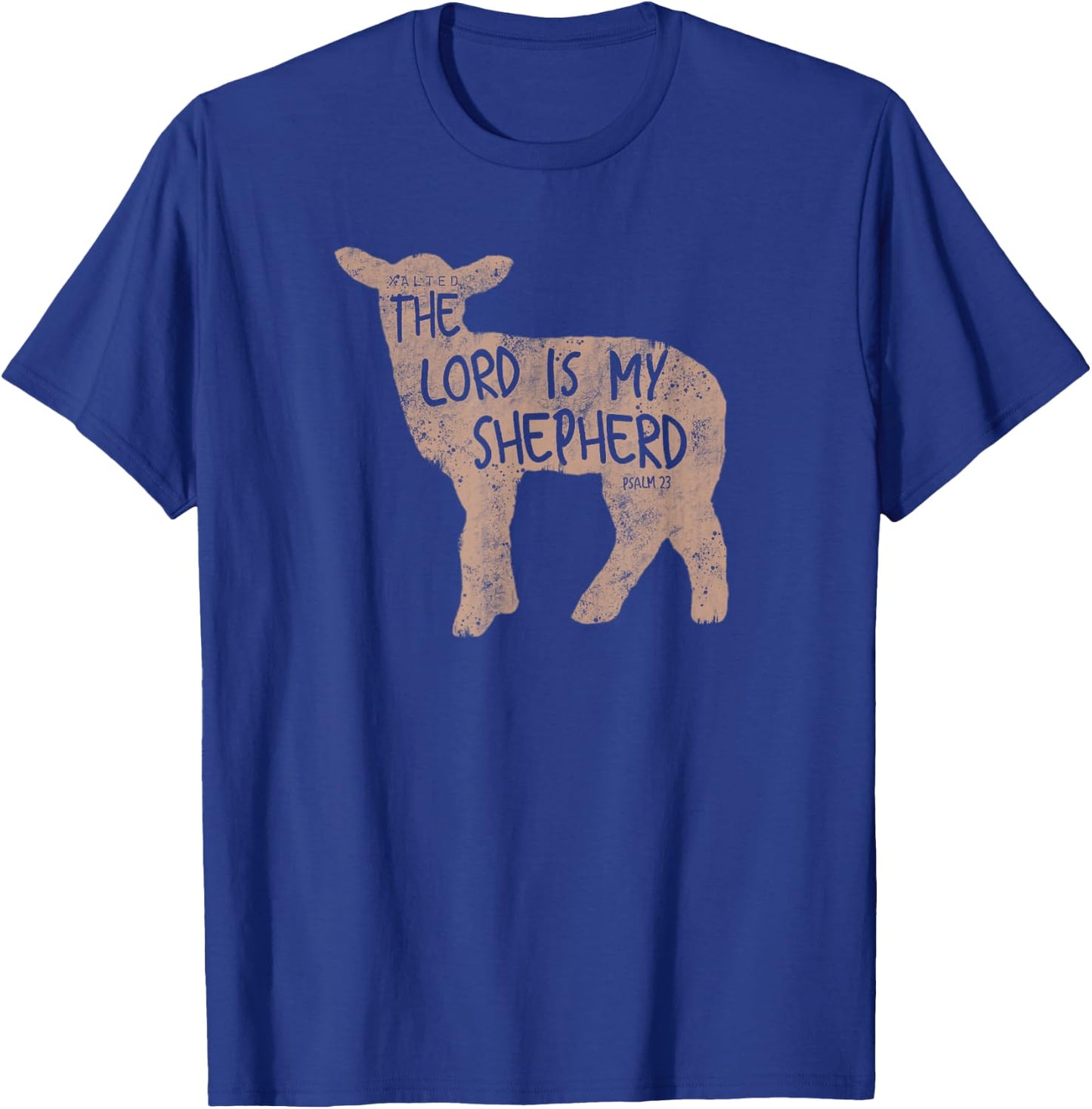 Xalted Christian Lamb of God Shepherd - Black, Small T-Shirt - T-Shirt | Royal
