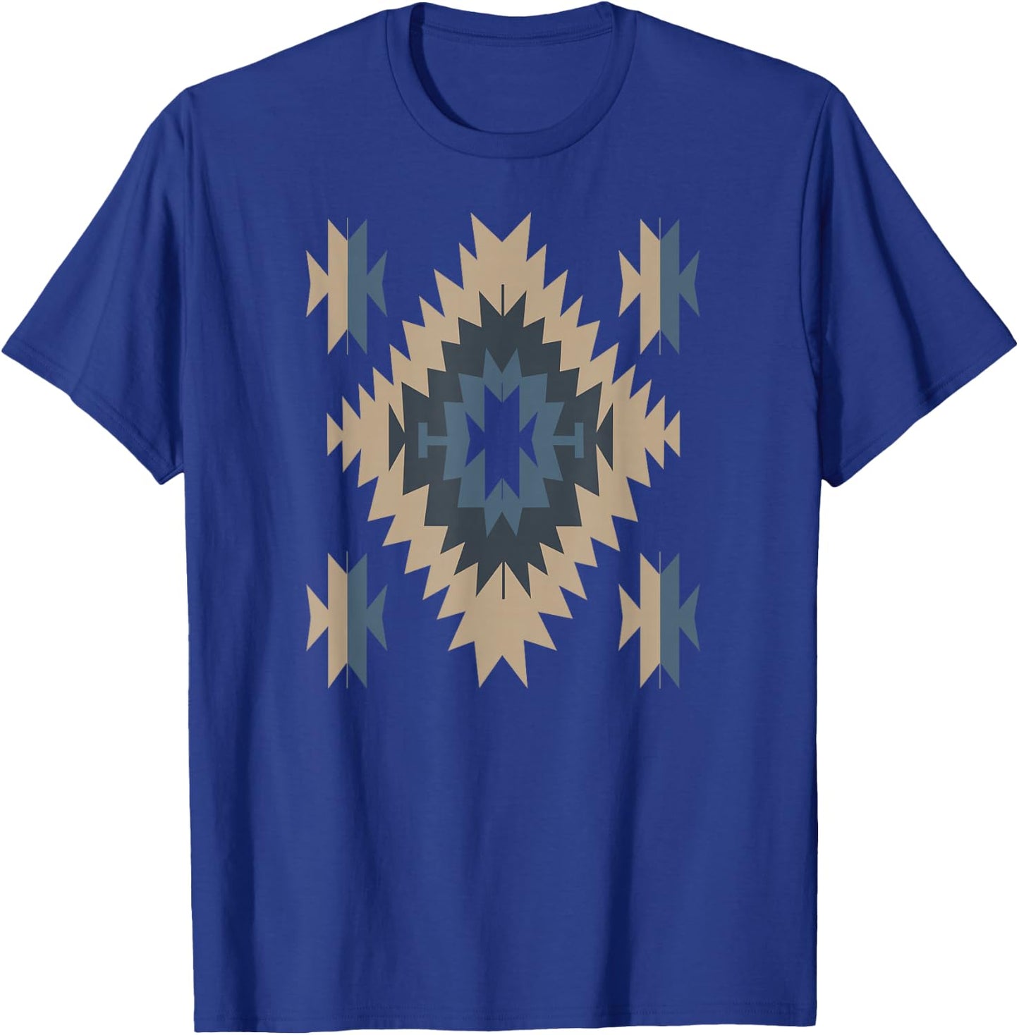Southwestern Santa Fe Indian Tribal Shirt T-Shirt - T-Shirt | Royal