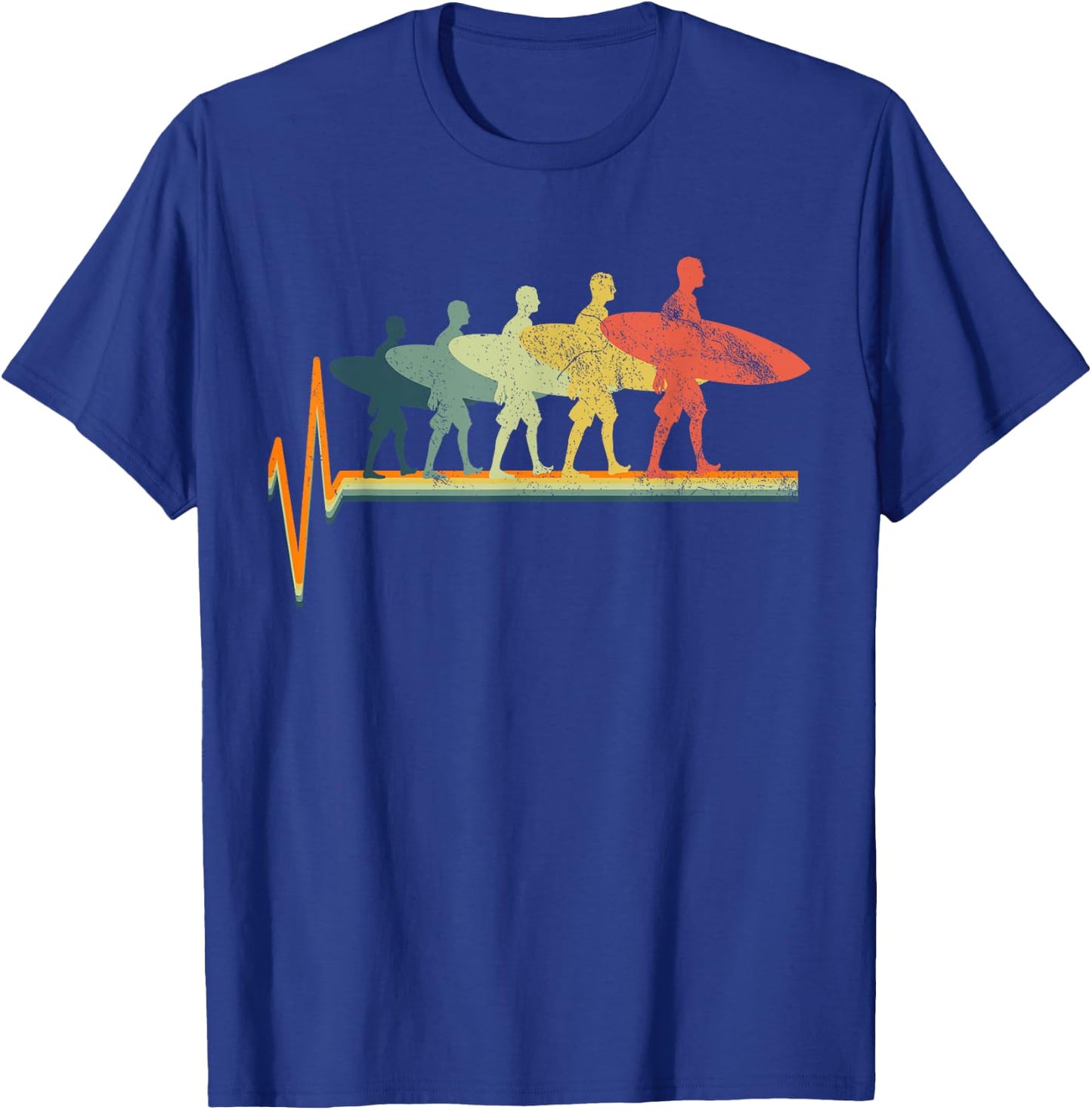 Surf Surfboard Vintage Gift T-Shirt - T-Shirt | Royal