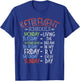 Camping Life Retirement Schedule Van RV Camper Fan Motorhome T-Shirt - T-Shirt | Royal
