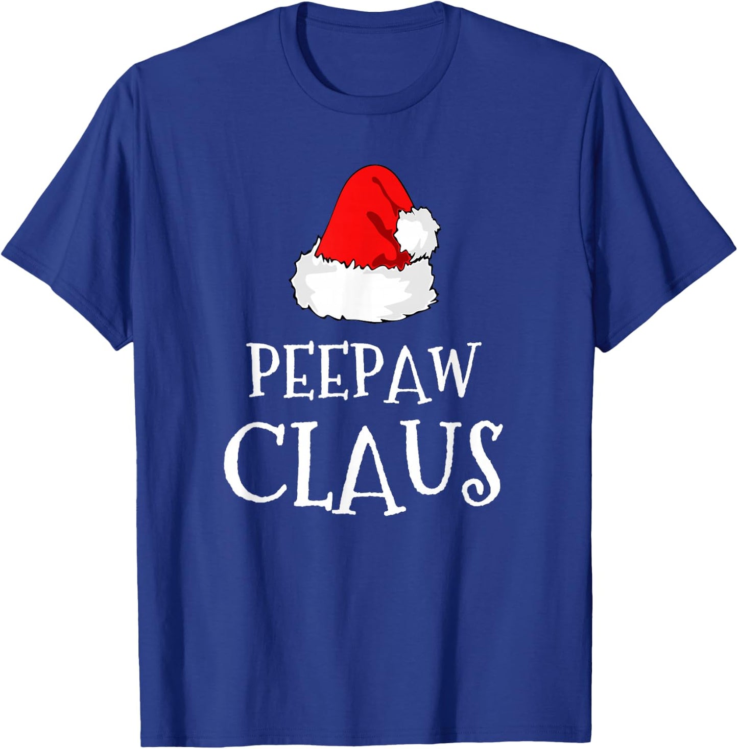 PeePaw Claus Christmas Santas Pajama Family Matching Pee-Paw T-Shirt - T-Shirt | Royal