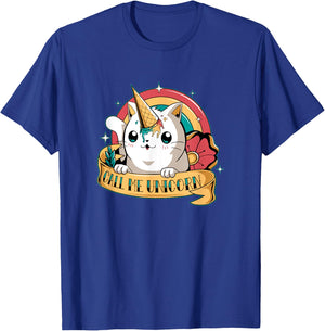 Cat Unicorn Shirt - Cute Kawaii Cats I'm A Unicorn T-Shirt - T-Shirt | Royal