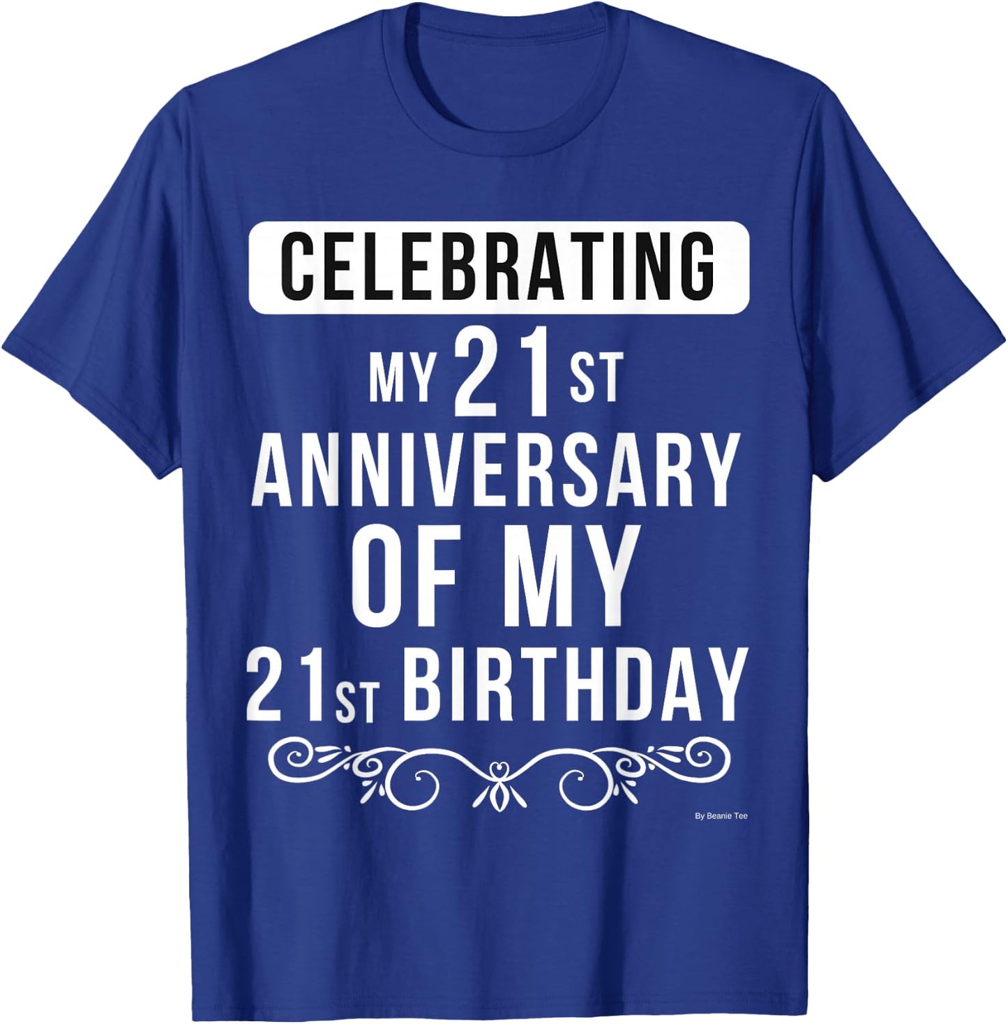 Funny 42nd Birthday Shirt for 42 Year Old T-Shirt - T-Shirt | Royal