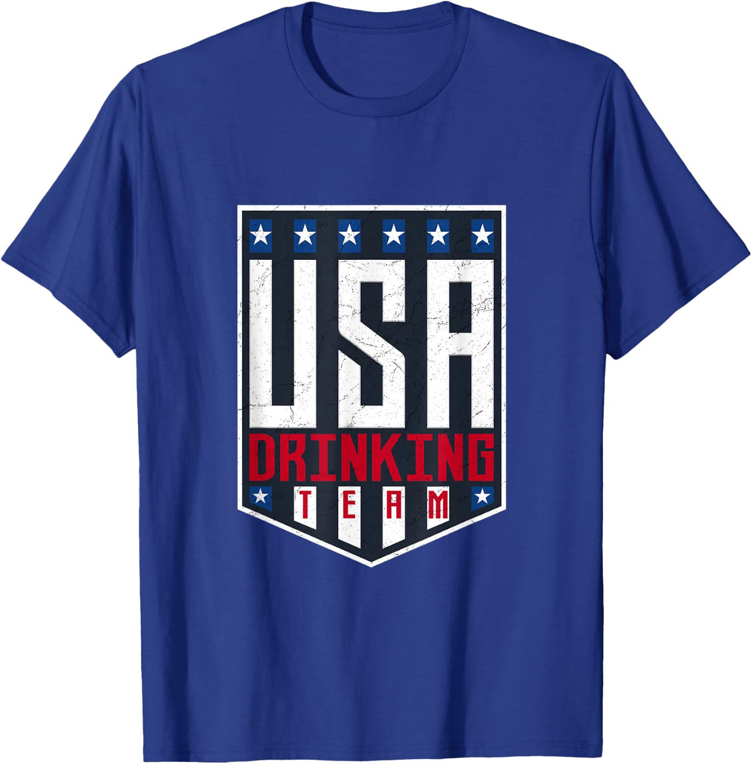 USA Drinking Team patriotic Men T-Shirt - T-Shirt | Royal