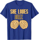 She Loves Deez Nuts Funny T-Shirt - T-Shirt | Royal