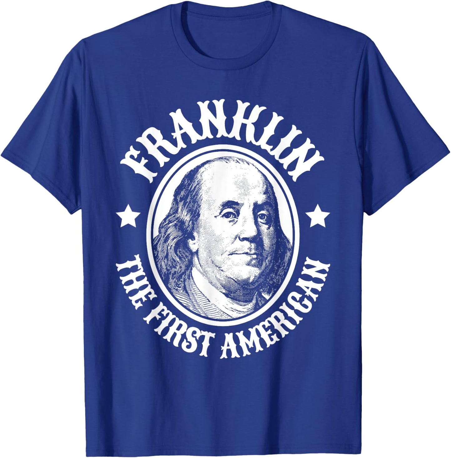 Ben Benjamin Franklin T-Shirt - T-Shirt | Royal