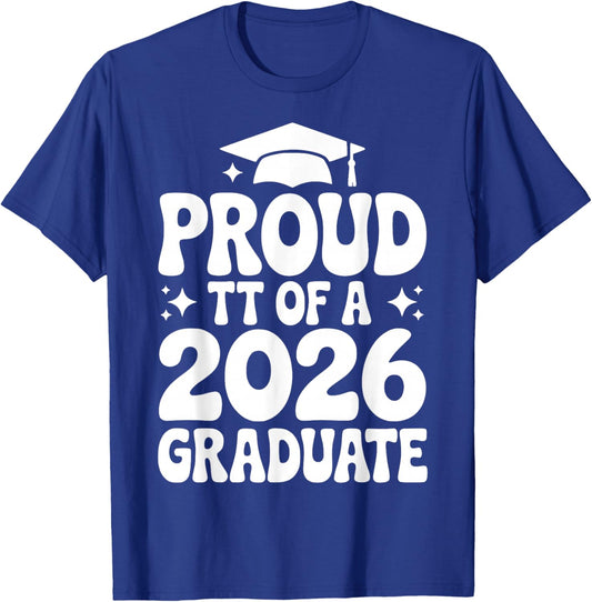 Proud TT of a 2026 Graduate, Auntie, Senior Aunt T-Shirt - T-Shirt | Royal