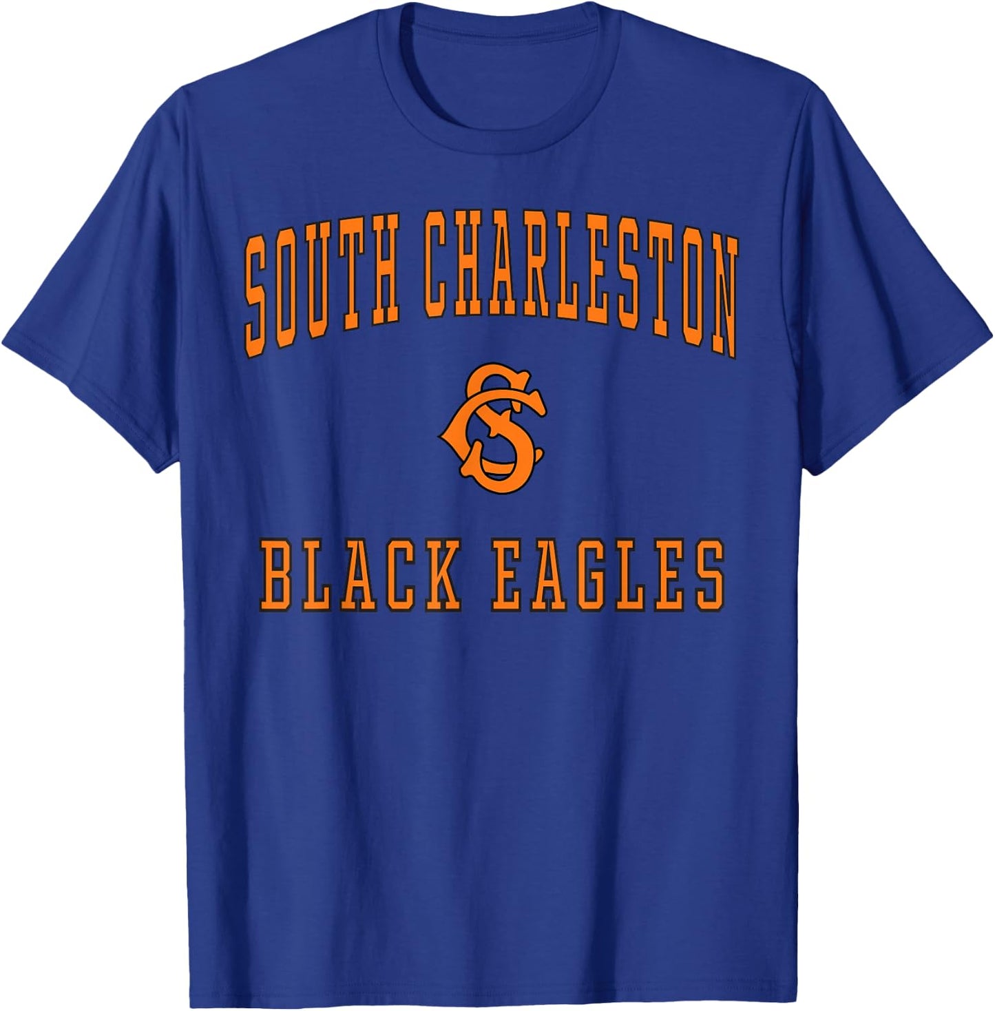 South Charleston High School Black Eagles C1 T-Shirt - T-Shirt | Royal